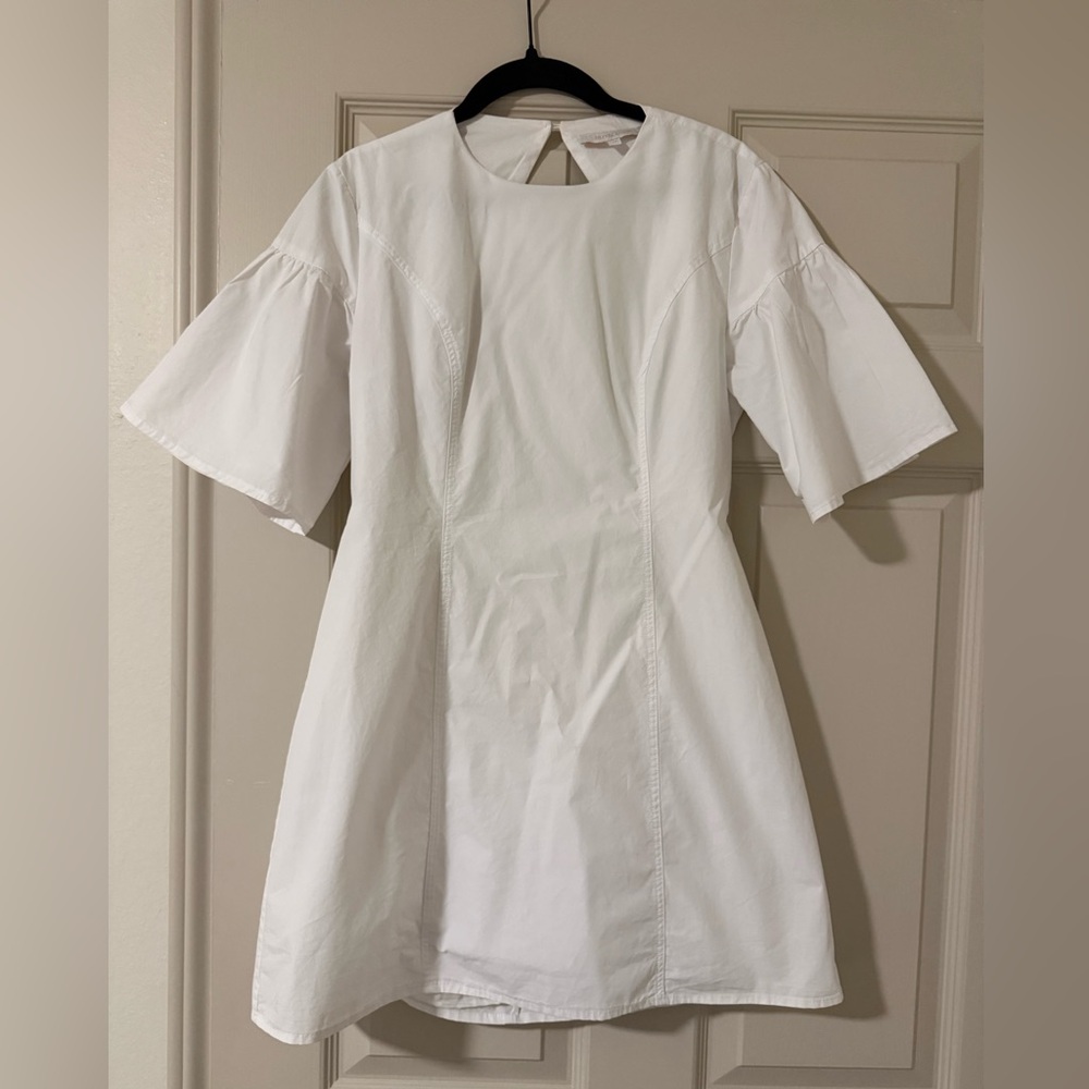 Olivaceous White Dress